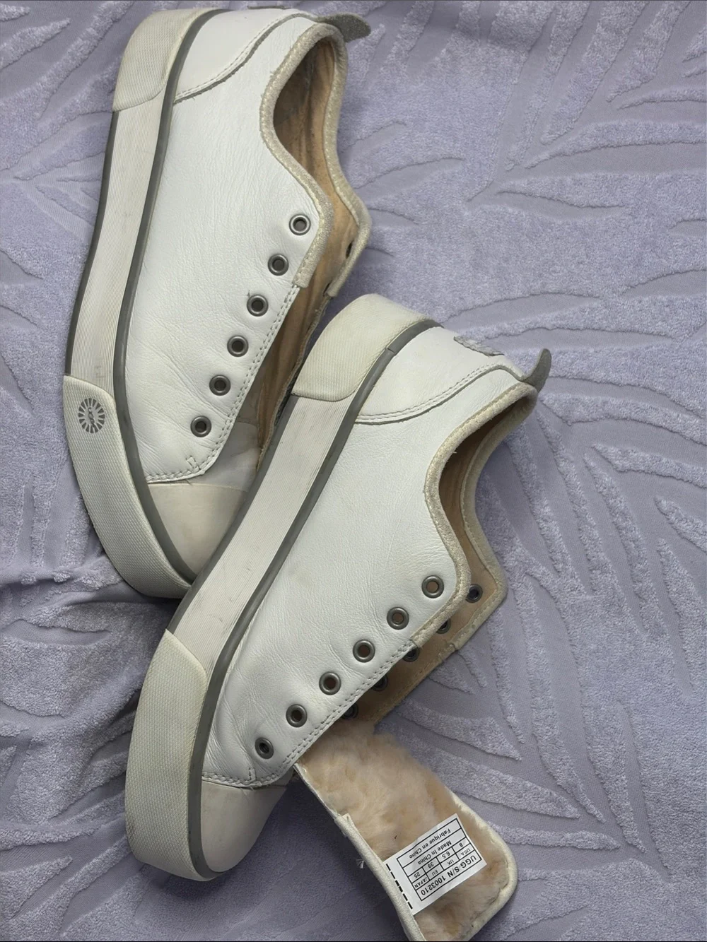 UGG slip leather